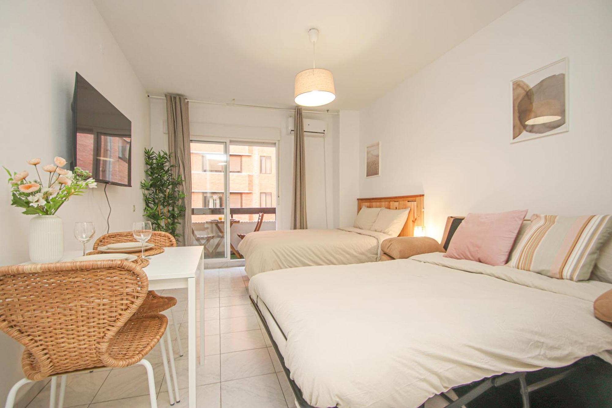 Wonderful Studio 15M Walk To Giralda And Feria Seville Exterior photo